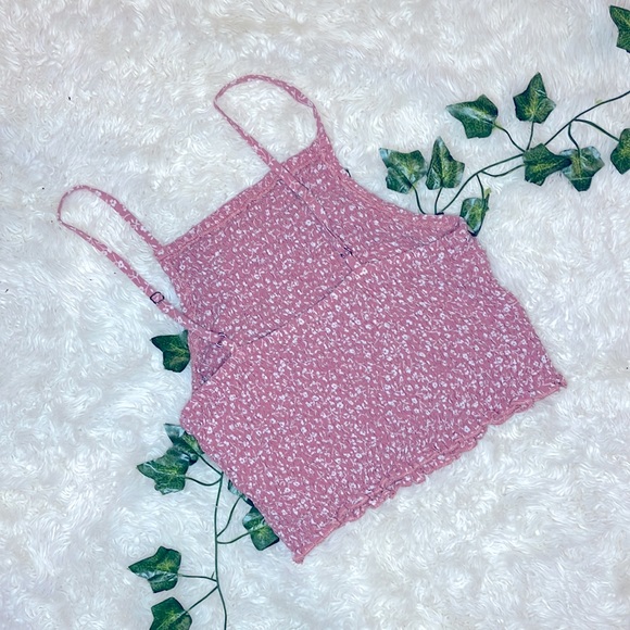 ABERCROMBIE FLORAL PRINT SCRUNCH TOP • TAG RIPPED OUT • SIZE XS/SMALL - Picture 5 of 8